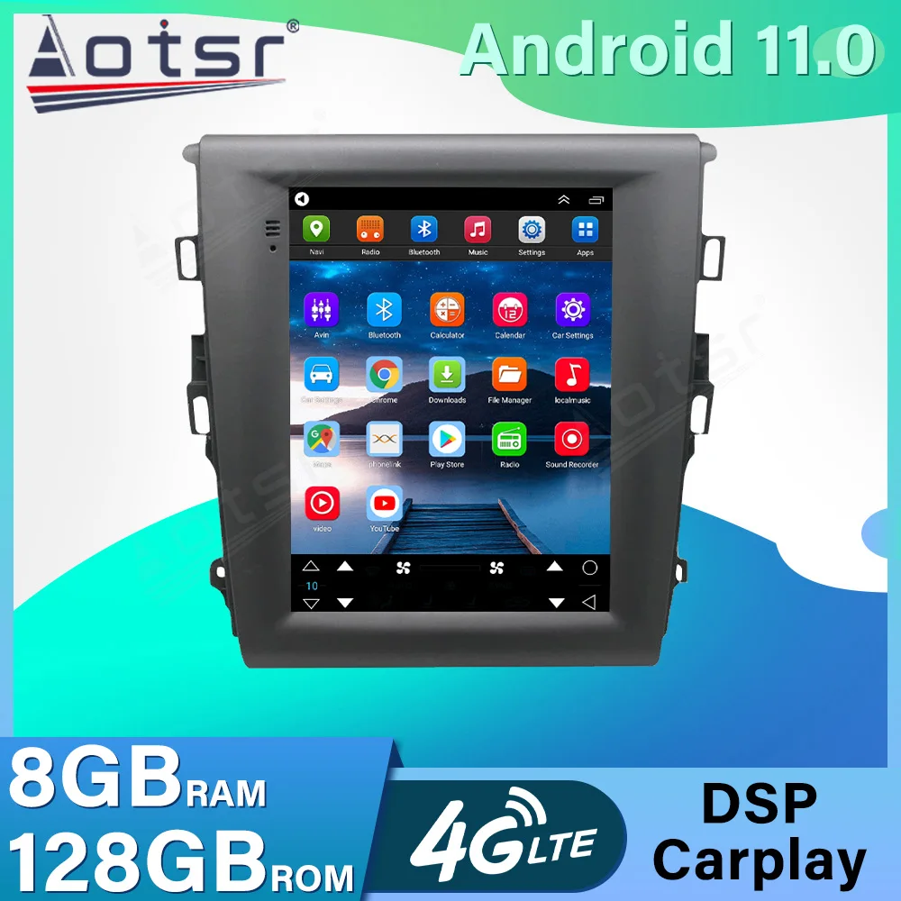 Автомагнитола для Ford Mondeo 2013, 2014-2018, Android 8 + 128G, мультимедийный DVD-плеер, GPS-навигация, головное устройство в стиле Тесла, авто стерео
Автомагнитола для Ford Mondeo 2013, 2014-2018, Android 8 + 128G, мультимедийный DVD-плеер, GPS-навигация, головное устройство в стиле Тесла, авто стерео