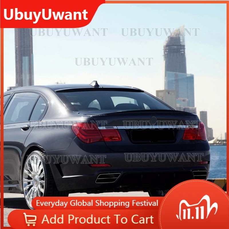 For BMW 7 Series F01 Spoiler 2008--2014 Year Sedan Glossy Black Carbon Fiber Rear Spoiler and Roof Spoiler Accessories Body Kit
For BMW 7 Series F01 Spoiler 2008--2014 Year Sedan Glossy Black Carbon Fiber Rear Spoiler and Roof Spoiler Accessories Body Kit