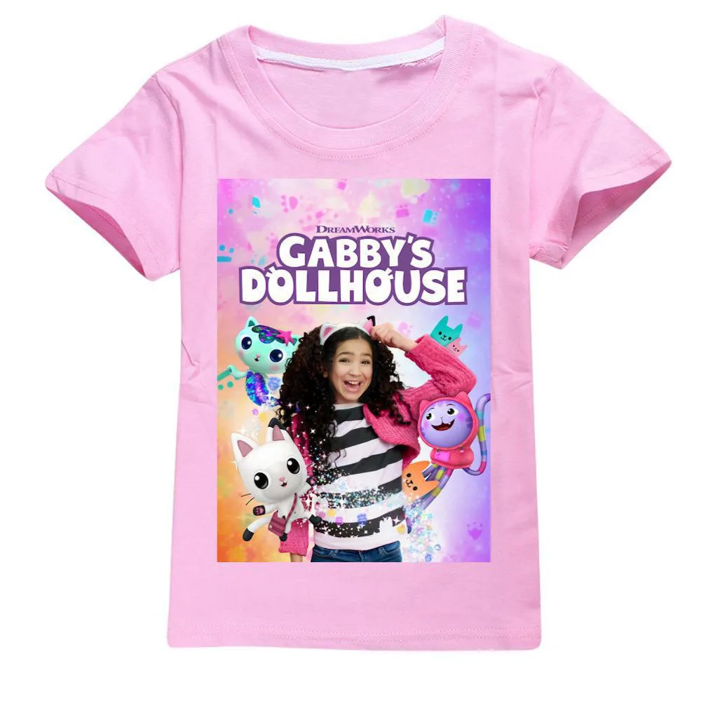 2023 Summer Kawaii Cute Gabbys DollHouse T Shirt Kids 3D Colorful Print Tshirt Girls Short Sleeve T-shirt Ladies Raper Style Top
2023 Summer Kawaii Cute Gabbys DollHouse T Shirt Kids 3D Colorful Print Tshirt Girls Short Sleeve T-shirt Ladies Raper Style Top