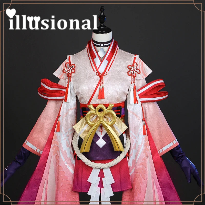 

Платье-кимоно для косплея с принтом «Загадка: Bladepoint Onmyoji демонический нож girl Yoto Hime»