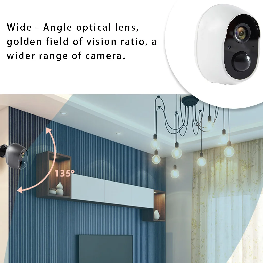 Security Cam Low Consumption High Resolution -10°-50° Wireless Camera Detect Holder Built-in Battery Gauge Device
Security Cam Low Consumption High Resolution -10°-50° Wireless Camera Detect Holder Built-in Battery Gauge Device