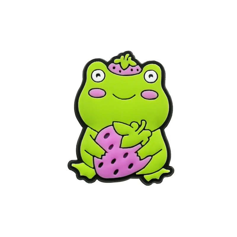 Single Sale 1Pcs Frog PVC Shoe Charms DIY Shoe Bracelet Wristband Accessories for Girl Boys Adults Men Women Party Favor Gifts
Single Sale 1Pcs Frog PVC Shoe Charms DIY Shoe Bracelet Wristband Accessories for Girl Boys Adults Men Women Party Favor Gifts
