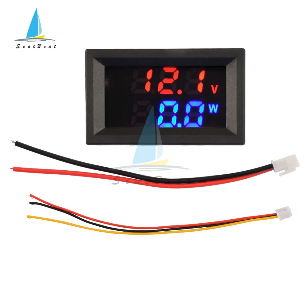 M520 0-100V 10A Voltmeter Ammeter LED Digital Dual Display Voltage Detector Current Power Meter Tester Detector Red Blue
M520 0-100V 10A Voltmeter Ammeter LED Digital Dual Display Voltage Detector Current Power Meter Tester Detector Red Blue