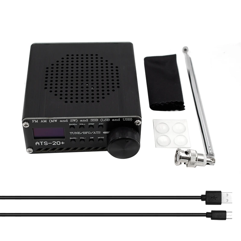 Новая модель телефона + Si4732, все диапазоны радиоприемника FM AM (MW & SW) SSB (LSB и USB) с батареей, антенной, динамиком и чехлом
Новая модель телефона + Si4732, все диапазоны радиоприемника FM AM (MW & SW) SSB (LSB и USB) с батареей, антенной, динамиком и чехлом