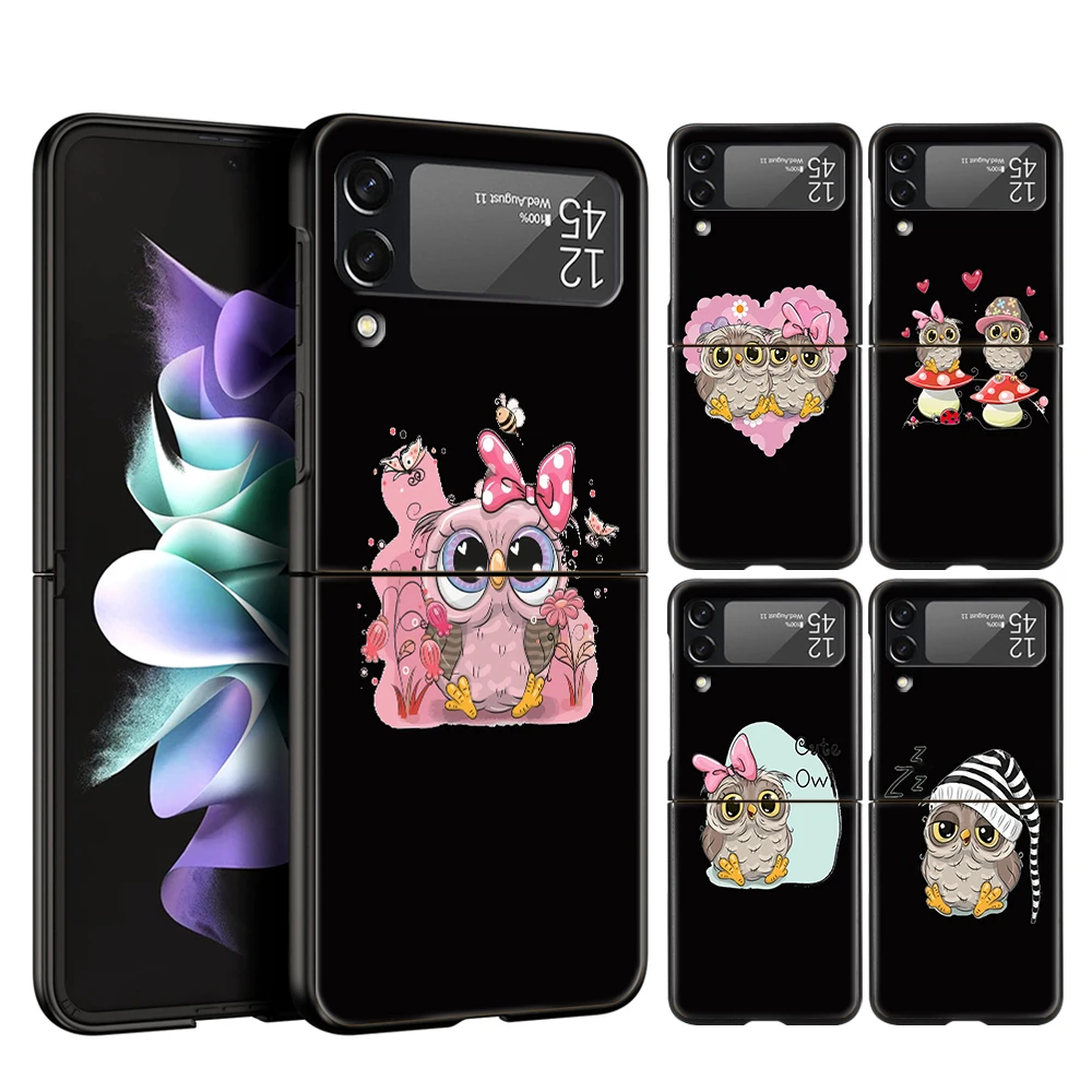 Harris Cute Owl Hard PC Phone Case For Samsung Galaxy Z Flip 4 Black Cover For Galaxy Z Flip3 Foldable Shockproof Case Coque Bag
Harris Cute Owl Hard PC Phone Case For Samsung Galaxy Z Flip 4 Black Cover For Galaxy Z Flip3 Foldable Shockproof Case Coque Bag