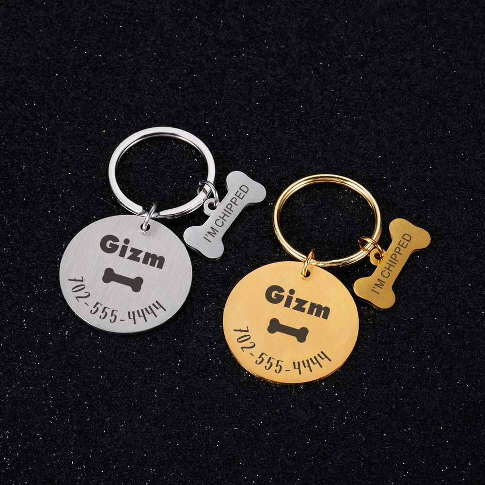 Custom Dog Tag Pendant Pet Accessories Free Engraving Dog Pet ID Tags Personalized Name Phone Bone Pet ID Name for Cat Puppy
Custom Dog Tag Pendant Pet Accessories Free Engraving Dog Pet ID Tags Personalized Name Phone Bone Pet ID Name for Cat Puppy
