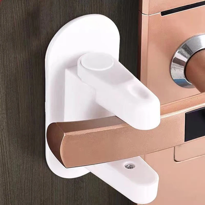 Universal Door Lever Lock Protection Handles Child Baby Safety Lock Rotation Professional Proofing Security Adhesive Door Latch
Universal Door Lever Lock Protection Handles Child Baby Safety Lock Rotation Professional Proofing Security Adhesive Door Latch