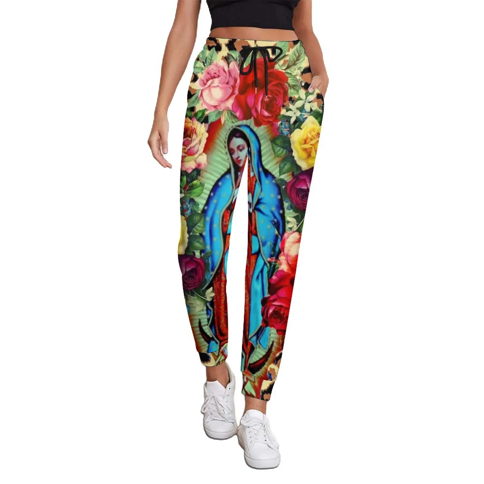 Guadalupe Virgin Mary Pants Floral Print Classic Sweatpants Autumn Graphic Street Wear Big Size Trousers Birthday Present
Guadalupe Virgin Mary Pants Floral Print Classic Sweatpants Autumn Graphic Street Wear Big Size Trousers Birthday Present