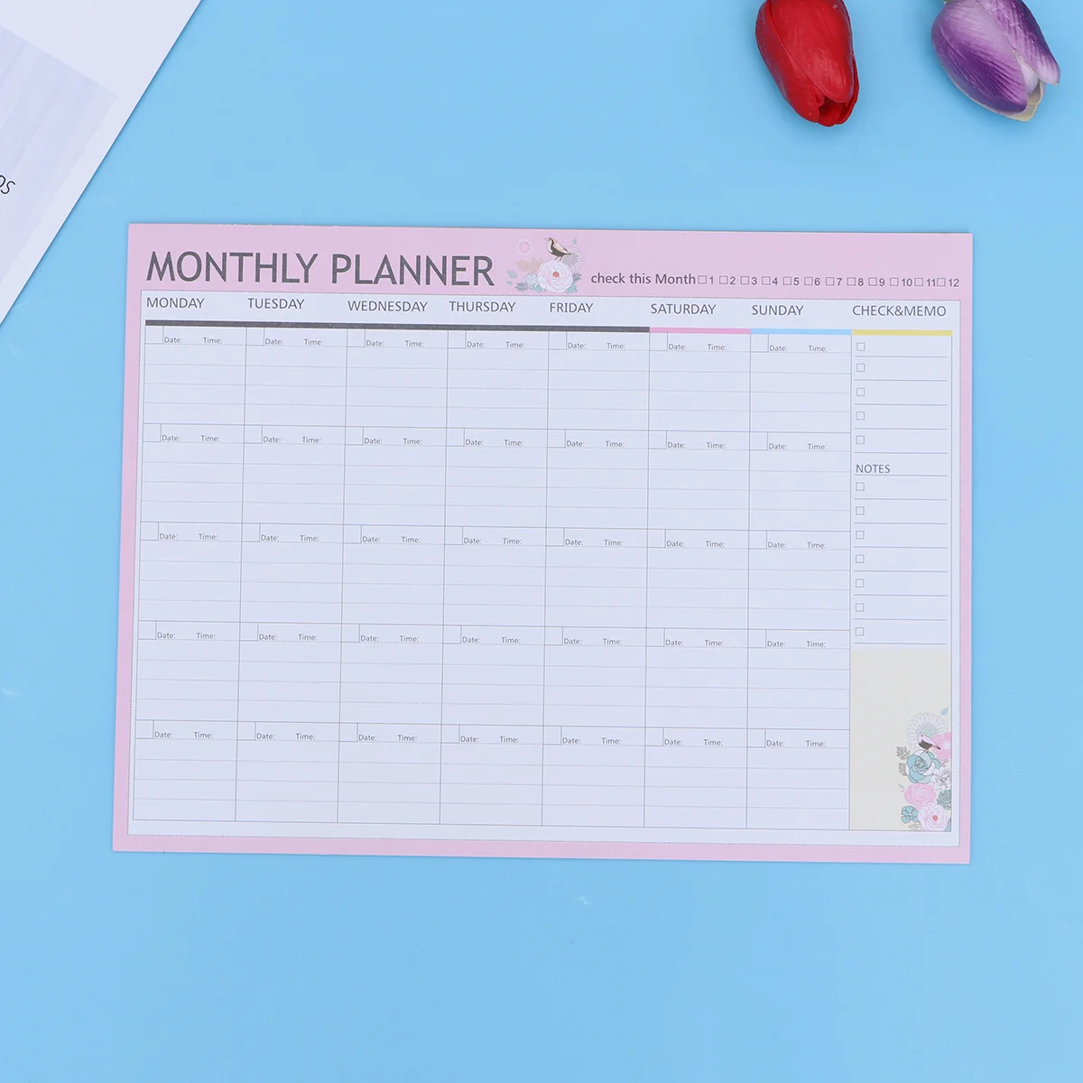 20 Sheets Monthly Planner Calendar Schedule Organizer Agenda Schedule Organizer Notebook(Pink Green Mixed) Lenji pattern 2024
20 Sheets Monthly Planner Calendar Schedule Organizer Agenda Schedule Organizer Notebook(Pink Green Mixed) Lenji pattern 2024