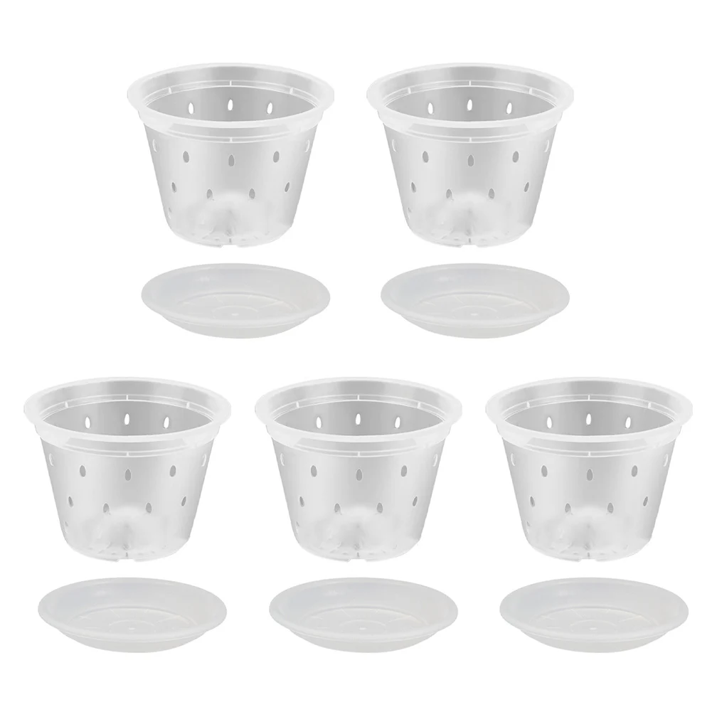 Orchid Flower Pots Mesh Planters Garden Pots Plastic Transparent Breathable Container Drainage Hole Orchid Cattleya Planting
Orchid Flower Pots Mesh Planters Garden Pots Plastic Transparent Breathable Container Drainage Hole Orchid Cattleya Planting