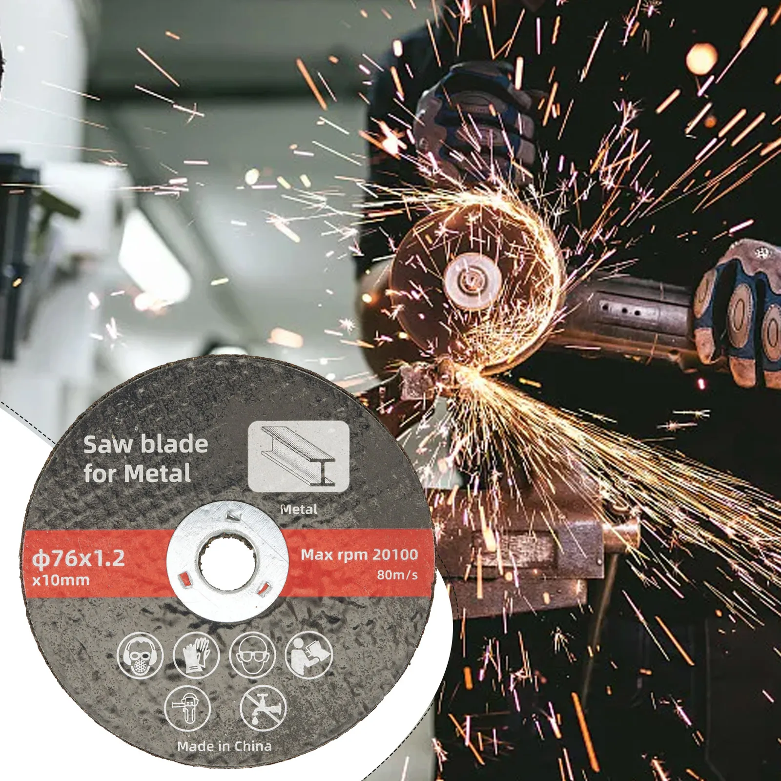 Steel Cutting Cutting Disc 76mm Wear Resistance Angle Grinder Ceramic Circular Cutting Blade Resistance Saw Blade
Steel Cutting Cutting Disc 76mm Wear Resistance Angle Grinder Ceramic Circular Cutting Blade Resistance Saw Blade