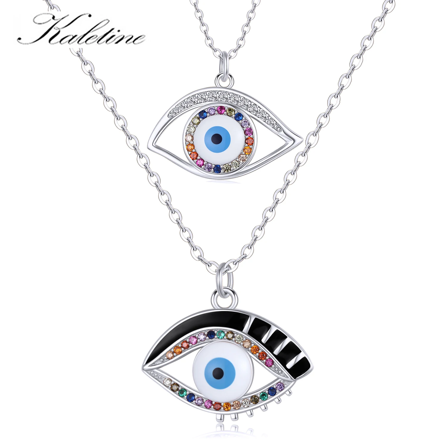 KALETINE Turkey Evil Eye Necklace For Women Resin Blue Eye 925 Sterling Silve Pendant Choker Chain Ethnic Lucky Jewelry
KALETINE Turkey Evil Eye Necklace For Women Resin Blue Eye 925 Sterling Silve Pendant Choker Chain Ethnic Lucky Jewelry