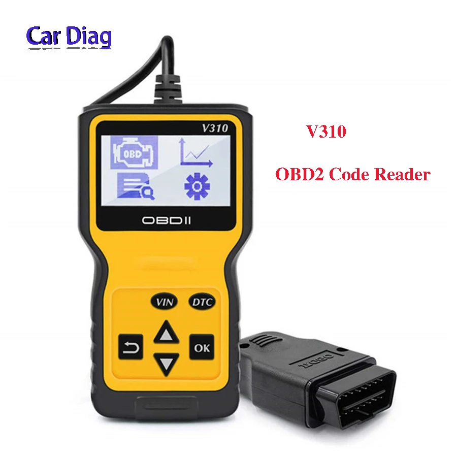 OBD2 Scanner V310 Code Reader Auto Accessories OBDII EOBD Read/Clear Fault Scan Tool ELM 327 Car Diagnostic Tools
OBD2 Scanner V310 Code Reader Auto Accessories OBDII EOBD Read/Clear Fault Scan Tool ELM 327 Car Diagnostic Tools