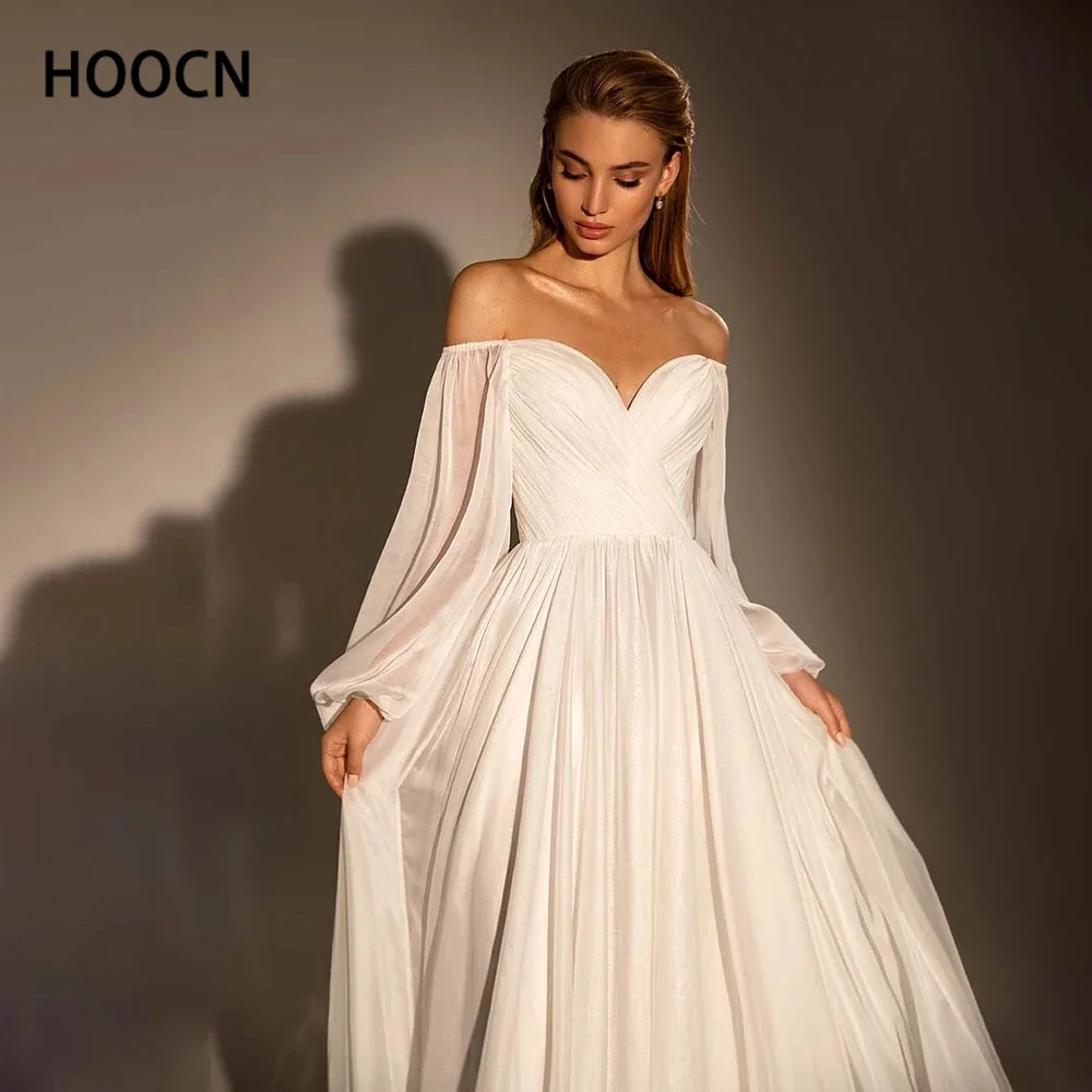 HERBURNL Boho Wedding Dress Sexy Card Shoulder Sleeve Chiffon Simple Backless Bridal Dress Vestido de casamento
HERBURNL Boho Wedding Dress Sexy Card Shoulder Sleeve Chiffon Simple Backless Bridal Dress Vestido de casamento