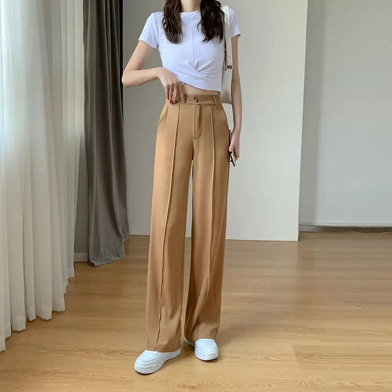 Chiffon Wide Leg Pants For Women 2022 Spring Summer New Ice Silk Casual Full Trousers High Waist Baggy Harem Pants Female
Chiffon Wide Leg Pants For Women 2022 Spring Summer New Ice Silk Casual Full Trousers High Waist Baggy Harem Pants Female