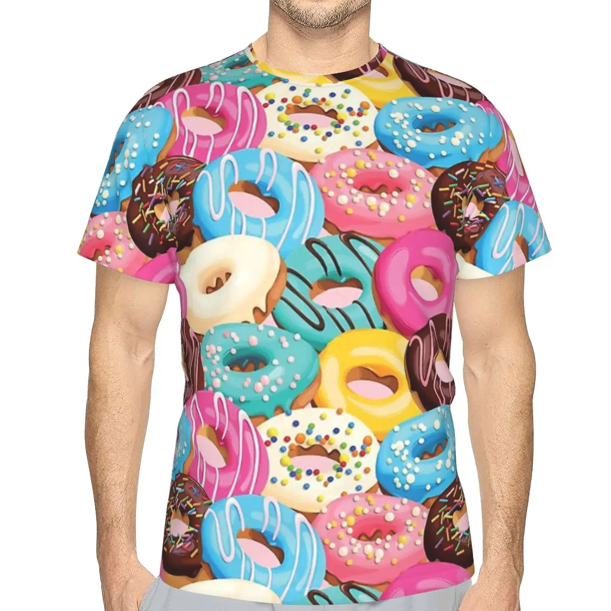 Food Lover Art Polyester 3D TShirt for Men Seemless Donut Pattern Humor Casual Sweatshirts Thin T Shirt Novelty Trendy
Food Lover Art Polyester 3D TShirt for Men Seemless Donut Pattern Humor Casual Sweatshirts Thin T Shirt Novelty Trendy