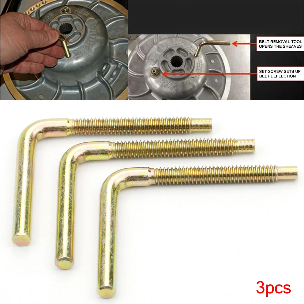 3Pcs Clutch Drive Belt Removal Tool Belt Change Tools Replace 2875911 For Polaris RZR RZR-4 XP Turbo RS1 Ranger XP 1000
3Pcs Clutch Drive Belt Removal Tool Belt Change Tools Replace 2875911 For Polaris RZR RZR-4 XP Turbo RS1 Ranger XP 1000
