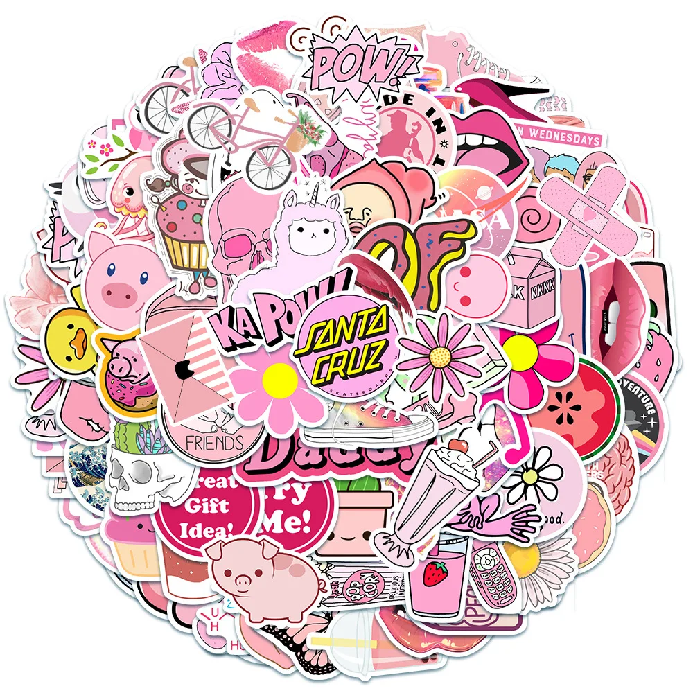 10/30/50/100Pcs VSCO Girl INS Style Pink Stickers Laptop Moto Skateboard Car Luggage Scrapbook Kids Decals Toys Graffiti Sticker
10/30/50/100Pcs VSCO Girl INS Style Pink Stickers Laptop Moto Skateboard Car Luggage Scrapbook Kids Decals Toys Graffiti Sticker