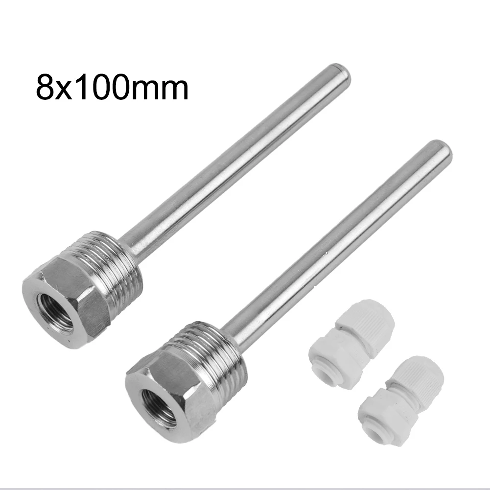 Навинчивающаяся погружная труба Thermowell G 1/2 дюйма из нержавеющей стали, 2 шт., карман для датчика температуры, зонд, солнечные аксессуары
Навинчивающаяся погружная труба Thermowell G 1/2 дюйма из нержавеющей стали, 2 шт., карман для датчика температуры, зонд, солнечные аксессуары