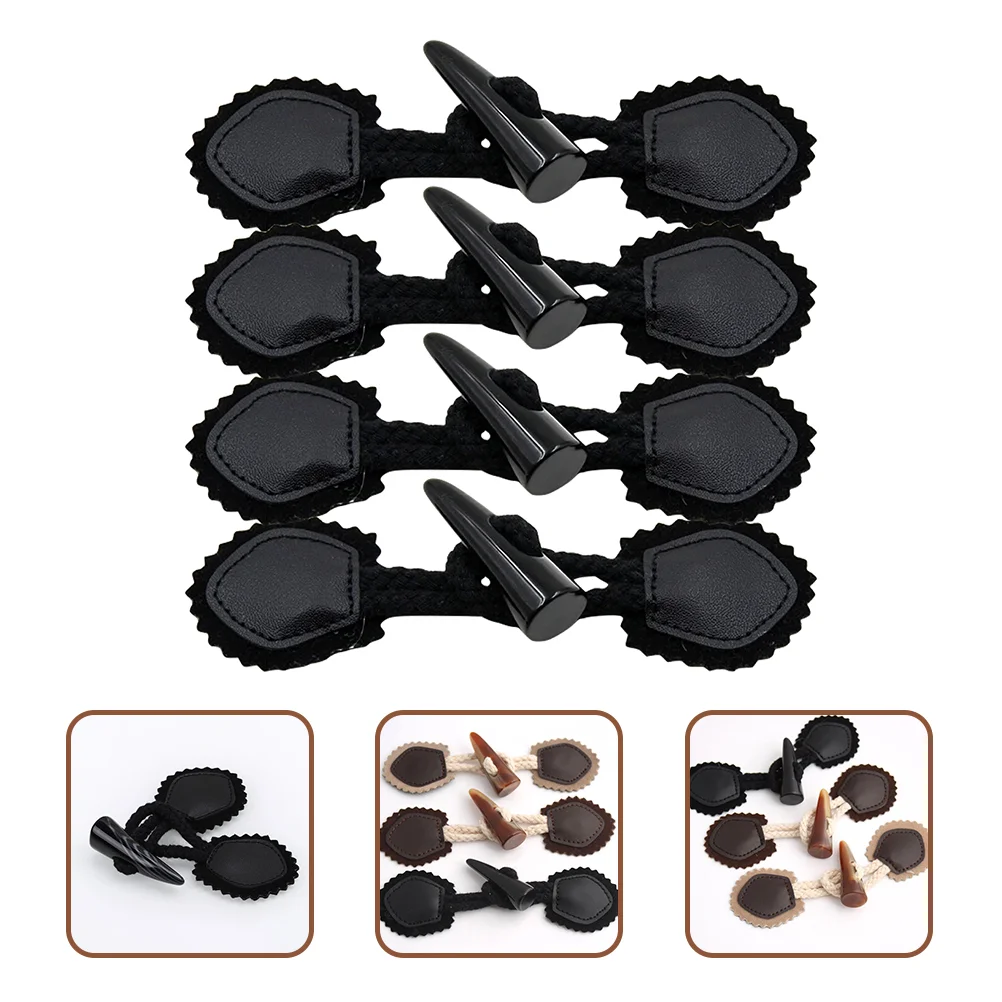 4 Pairs of Coat Clothing Toggle Buttons Horn Buttons for Clothes Clothing Buttons Decors
4 Pairs of Coat Clothing Toggle Buttons Horn Buttons for Clothes Clothing Buttons Decors