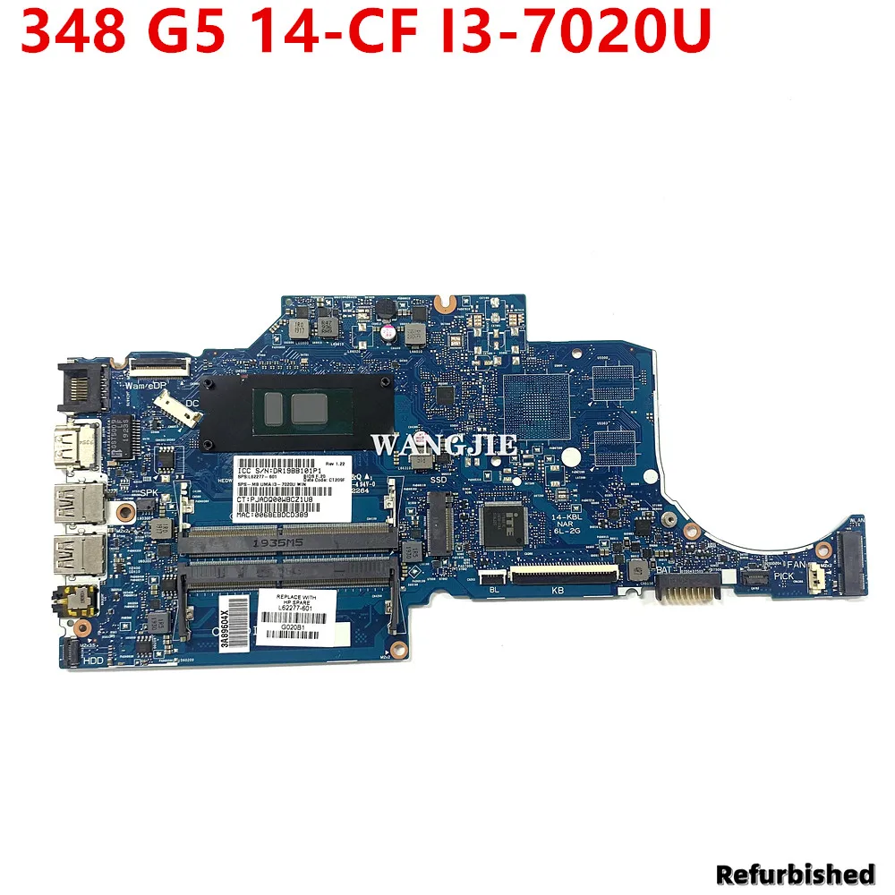 Восстановленная материнская плата для ноутбука HP 348 G5 14-CF I3-7020U 6050A2992901 100% рабочий
Восстановленная материнская плата для ноутбука HP 348 G5 14-CF I3-7020U 6050A2992901 100% рабочий
