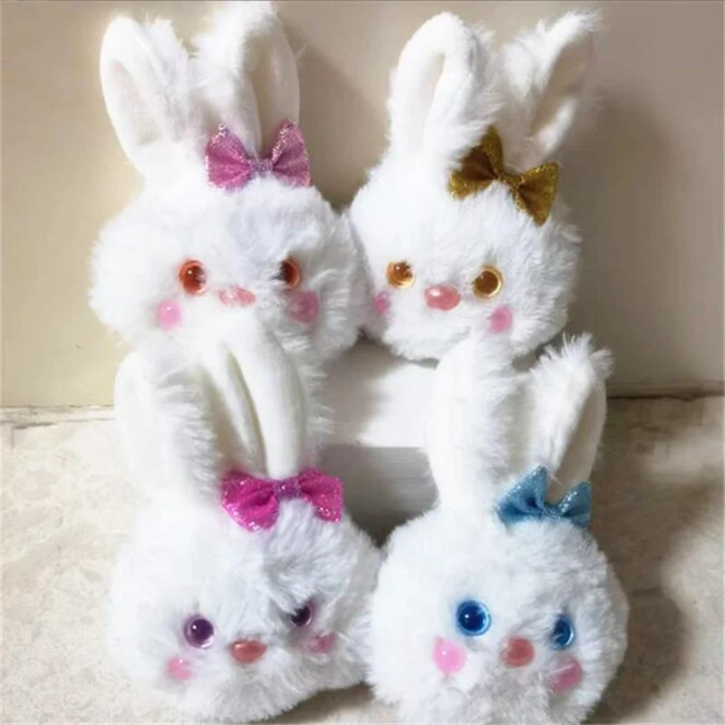 

Милый кролик 12 см галстук-бабочка плюшевая игрушка с головой кролика, рождественский подарок, мягкая игрушка брелок подвесные игрушки, Буке...