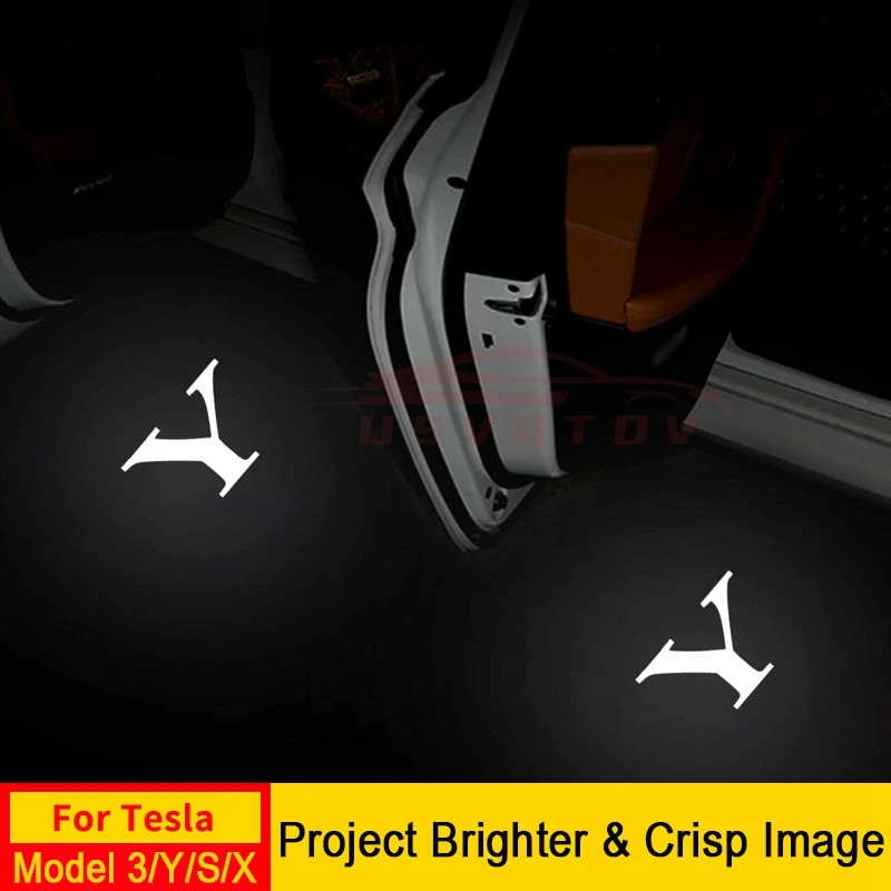 LED Welcome Puddle Lights For Tesla Model 3 Y X S 2023 2022 2021 Projection Bright Logo Car Emblem Atmosphere Lamp Accessories
LED Welcome Puddle Lights For Tesla Model 3 Y X S 2023 2022 2021 Projection Bright Logo Car Emblem Atmosphere Lamp Accessories