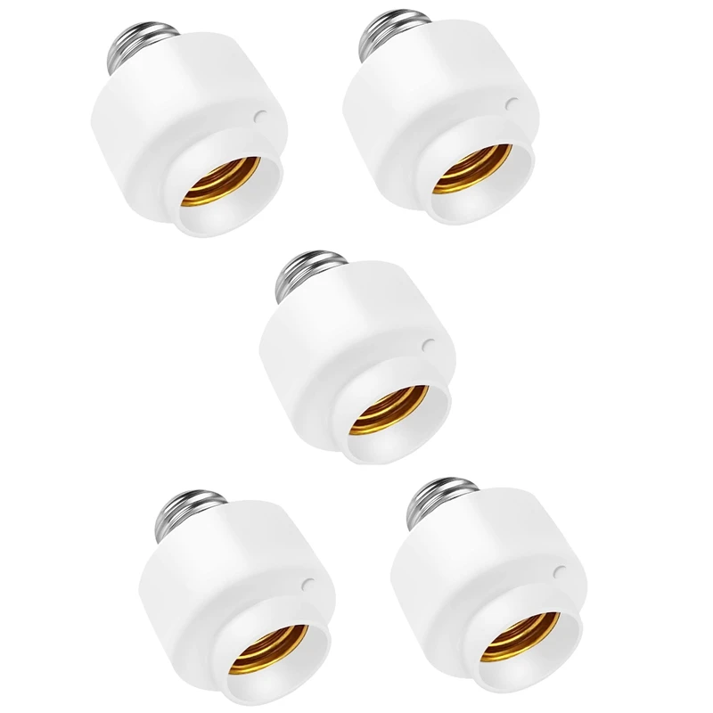 5 Pack Tuya Smart Life Wifi Smart Light Bulb Socket Adapter E27 Switch Lamp Base Holder For Amazon Alexa Google Home
5 Pack Tuya Smart Life Wifi Smart Light Bulb Socket Adapter E27 Switch Lamp Base Holder For Amazon Alexa Google Home