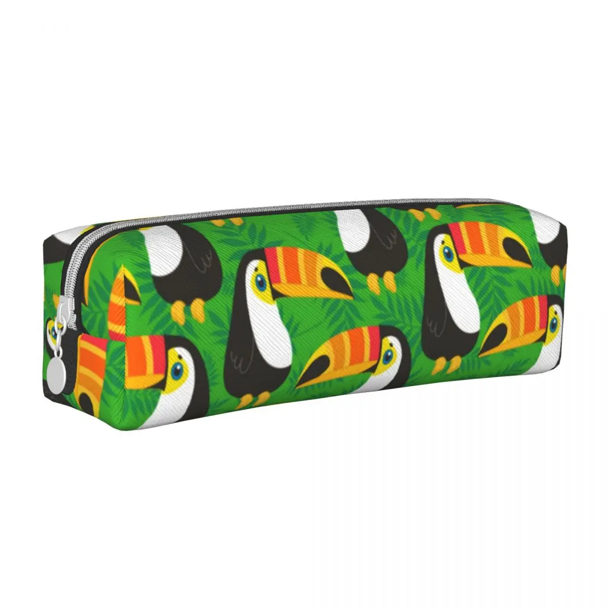 Toucan Birds Square Pencil Case Green Leaves Tropical For Child Simple Leather Pencil Box School Zipper Pen Bags
Toucan Birds Square Pencil Case Green Leaves Tropical For Child Simple Leather Pencil Box School Zipper Pen Bags