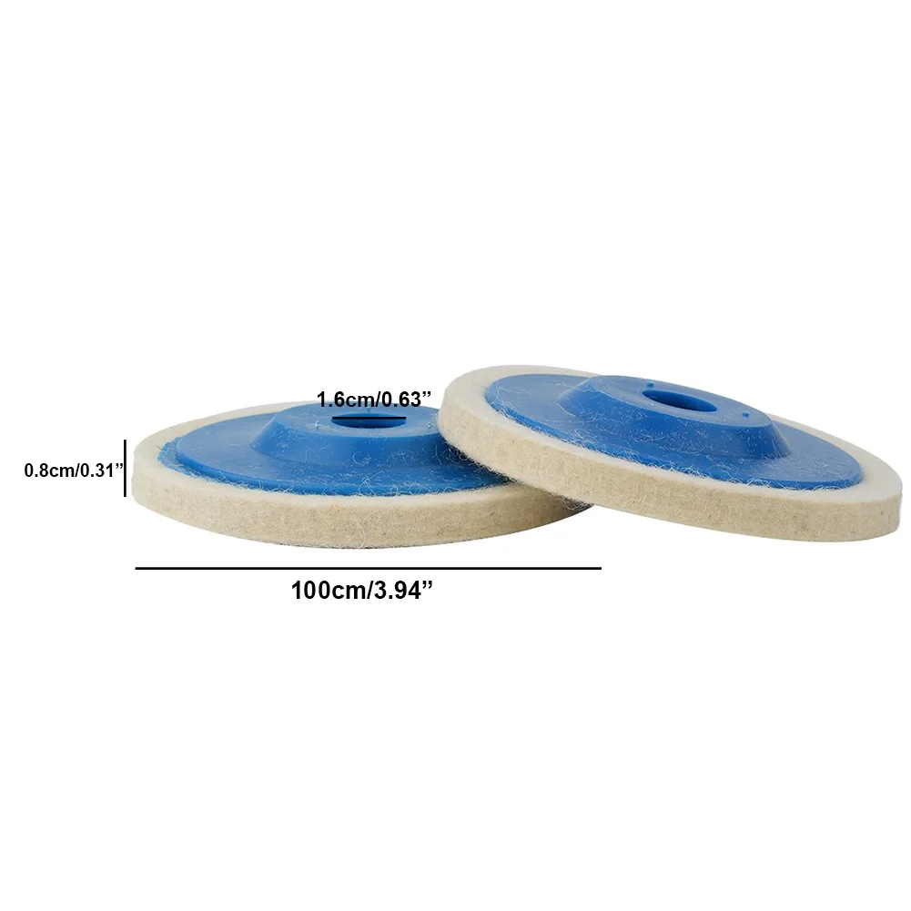 10pcs Wool Polishing Wheel Buffing Pads 100mm Angle Grinder Felt Polishing Disc For Various Surface Polishing And Cleaning Tool
10pcs Wool Polishing Wheel Buffing Pads 100mm Angle Grinder Felt Polishing Disc For Various Surface Polishing And Cleaning Tool