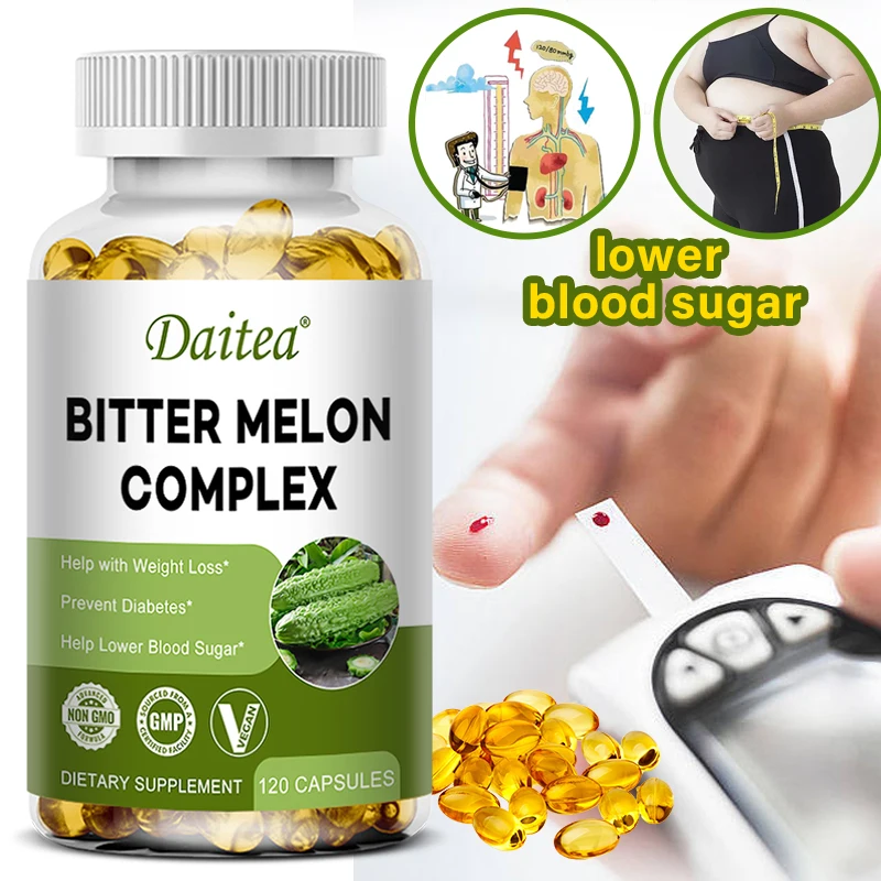 

Bitter Melon Extract-helps Lose Weight, Prevents Diabetes, Helps Lower Blood Sugar, and Supports Blood Pressure Balance