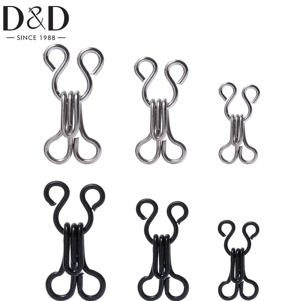 D&D 100 Set Sewing Hooks and Eyes Closure for Bra and Clothing 4 Size Coat Jacket Cape Stole Bracelet Jewelry Books Crafts
D&D 100 Set Sewing Hooks and Eyes Closure for Bra and Clothing 4 Size Coat Jacket Cape Stole Bracelet Jewelry Books Crafts