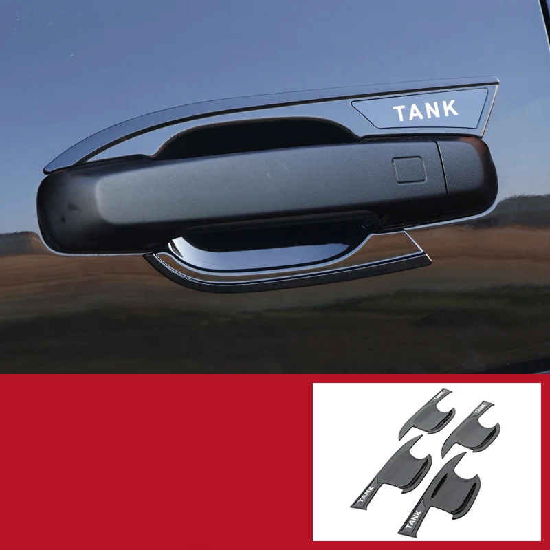 Крышка для автомобильной внешней дверной ручки GWM TANK 300 2021-2024, крышка дверной ручки, запястье, защита от царапин, автомобильные аксессуары
Крышка для автомобильной внешней дверной ручки GWM TANK 300 2021-2024, крышка дверной ручки, запястье, защита от царапин, автомобильные аксессуары