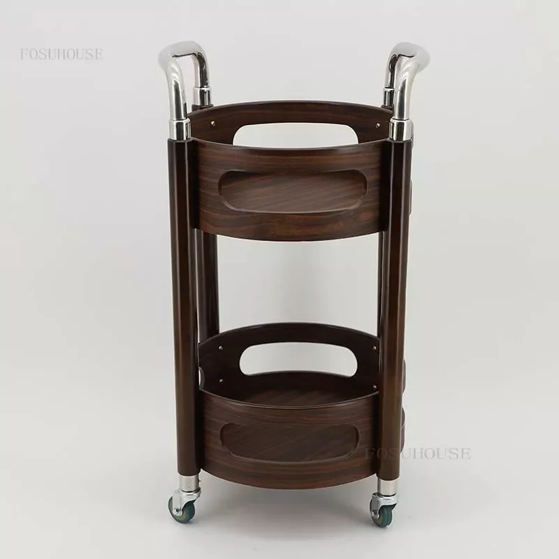 Solid Wood Coffee Shop Trolleys Banquet Small Apartment Dining Cart Homestay Round Wine Racks Restaurant Hotel Kitchen Islands
Solid Wood Coffee Shop Trolleys Banquet Small Apartment Dining Cart Homestay Round Wine Racks Restaurant Hotel Kitchen Islands