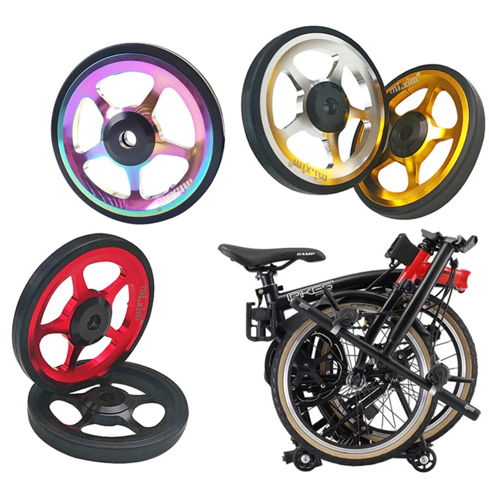 Легкое колесо для складного велосипеда Brompton, легкое колесо из алюминиевого сплава с винтом M6, запасные части для велосипеда, аксессуары
Легкое колесо для складного велосипеда Brompton, легкое колесо из алюминиевого сплава с винтом M6, запасные части для велосипеда, аксессуары
