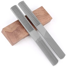 4-Way Wood Rasp File 2pcs Steel Hand File Half Round Flat and Needle Files Easy to Use Sharping Tools for Metal Woodworking