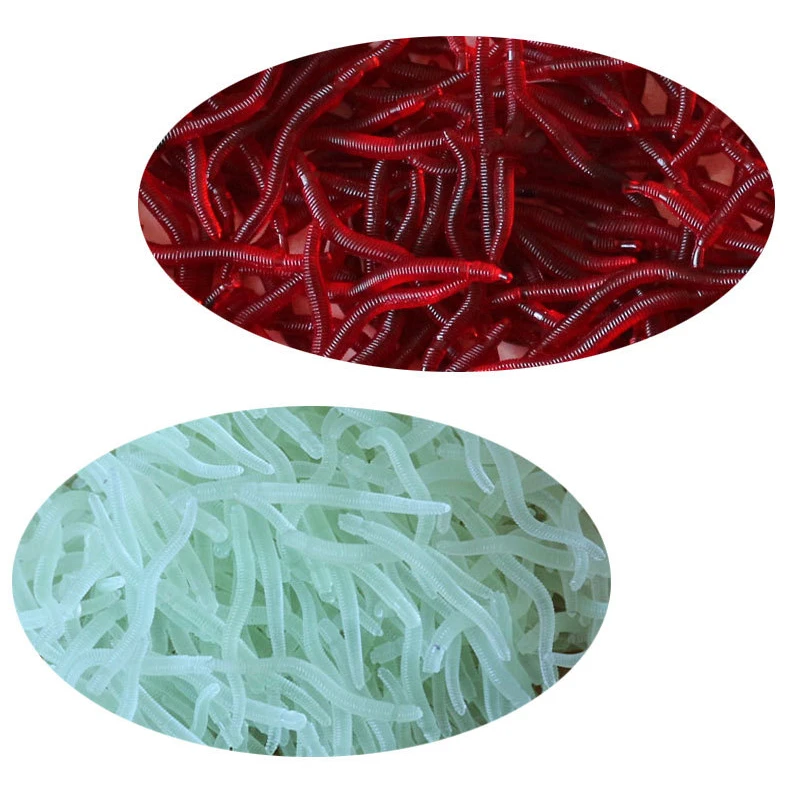 100pcs Lifelike Red Worm Soft Lure Earthworm Summer Fishing Silicone Artificial Bait Fishy Shrimp Additive Bass Carp
100pcs Lifelike Red Worm Soft Lure Earthworm Summer Fishing Silicone Artificial Bait Fishy Shrimp Additive Bass Carp