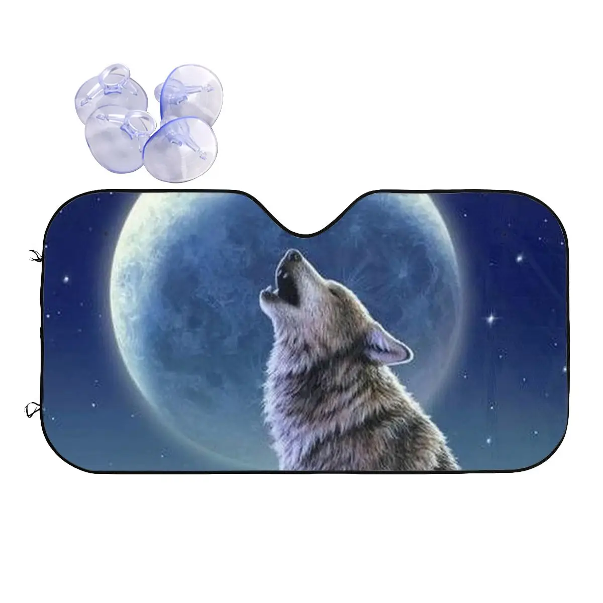 Wolf Galaxy Windshield Sunshade Wolves Howling Moon Retractable Car Front Windshield 70x130cm Sunshade Visor UV Protector
Wolf Galaxy Windshield Sunshade Wolves Howling Moon Retractable Car Front Windshield 70x130cm Sunshade Visor UV Protector
