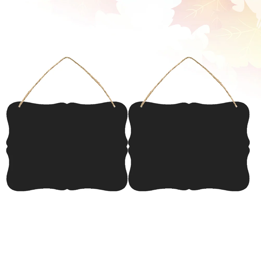 2pcs Double-Sided Message Board Wooden Blackboard Wall Decor Signs Hanging Board Ornament with Linen Rope
2pcs Double-Sided Message Board Wooden Blackboard Wall Decor Signs Hanging Board Ornament with Linen Rope