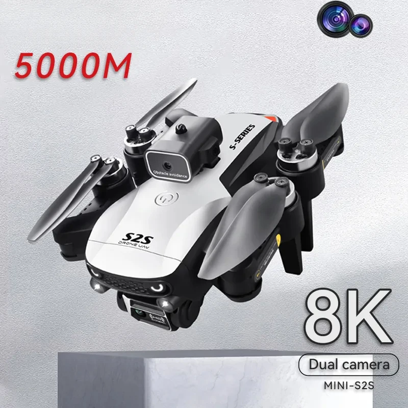 Drone 8K Professional S2S Camera 8K 5G GPS HD Aerial Photography Dual-Camera Omnidirectional Obstacle Avoidance Quadrotor
Drone 8K Professional S2S Camera 8K 5G GPS HD Aerial Photography Dual-Camera Omnidirectional Obstacle Avoidance Quadrotor
