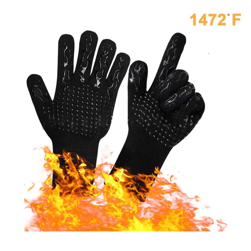 High Temperature Resistance Oven 1 Pair Microwave Kitchen Glove BBQ Gloves Mitts 800 Degrees Fireproof Barbecue Heat Insulation
High Temperature Resistance Oven 1 Pair Microwave Kitchen Glove BBQ Gloves Mitts 800 Degrees Fireproof Barbecue Heat Insulation