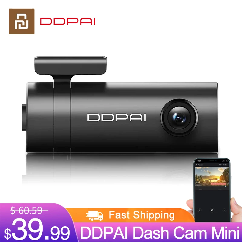 Youpin DDPAI Dash Cam Mini 1080P HD DVR Hidden Car Camera Android Wifi Auto Drive Vehicle Video Recroder Parking Monitor
Youpin DDPAI Dash Cam Mini 1080P HD DVR Hidden Car Camera Android Wifi Auto Drive Vehicle Video Recroder Parking Monitor