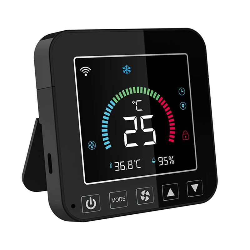 Tuya Wifi Intelligent Temperature Humidity Infrared Controller USB Power Air Conditioner Thermostat LCD Display Screen
Tuya Wifi Intelligent Temperature Humidity Infrared Controller USB Power Air Conditioner Thermostat LCD Display Screen