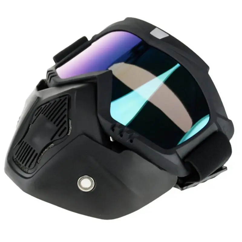 Unisex Snowboard Skiing Goggles Motorcycle Glasses Detachable Protective Cycling Goggles With Mouth Filter Windproof Mask Safety
Unisex Snowboard Skiing Goggles Motorcycle Glasses Detachable Protective Cycling Goggles With Mouth Filter Windproof Mask Safety
