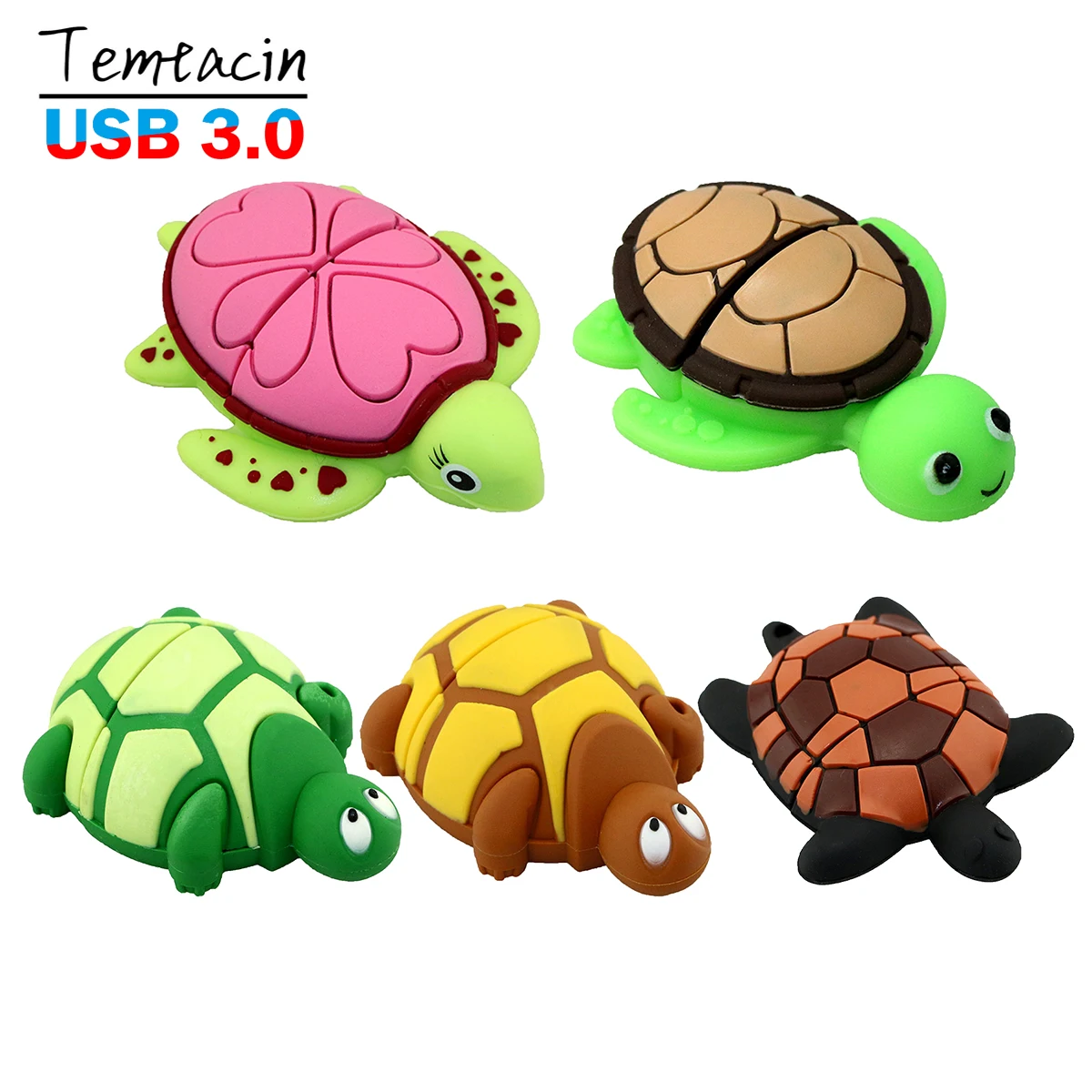 USB 3.0 Flash Drive Cartoon Tortoise USB Memory Stick 16GB 32GB 64GB 128GB 256G High-speed Transfer Mini Turtle Pendrive Cle USB
USB 3.0 Flash Drive Cartoon Tortoise USB Memory Stick 16GB 32GB 64GB 128GB 256G High-speed Transfer Mini Turtle Pendrive Cle USB