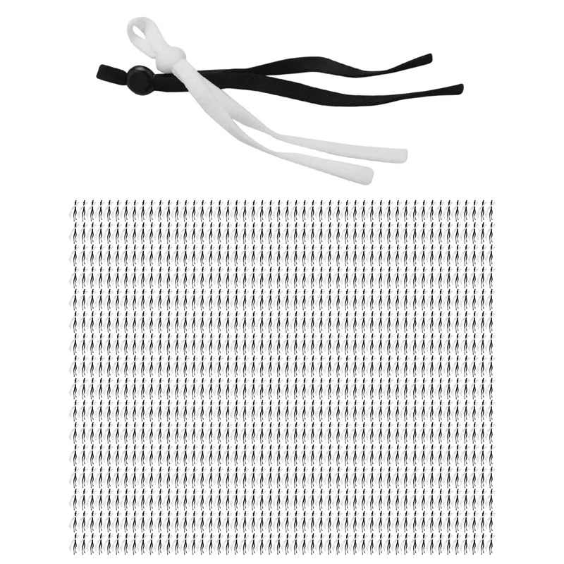 800 Pcs Sewing Elastic Band Cord With Adjustable Buckle Stretchy Mask Earloop Lanyard Earmuff Rope DIY Making Supplies
800 Pcs Sewing Elastic Band Cord With Adjustable Buckle Stretchy Mask Earloop Lanyard Earmuff Rope DIY Making Supplies