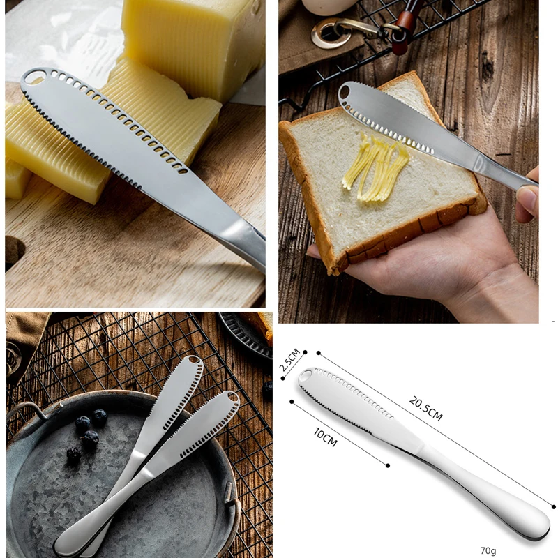 

Cutter Cheese Cutting Tool Jam Spatula Sauce Spoon Japanese Butter Knife Cheese Knife Knives Planer Stainless Steel Butter Knife