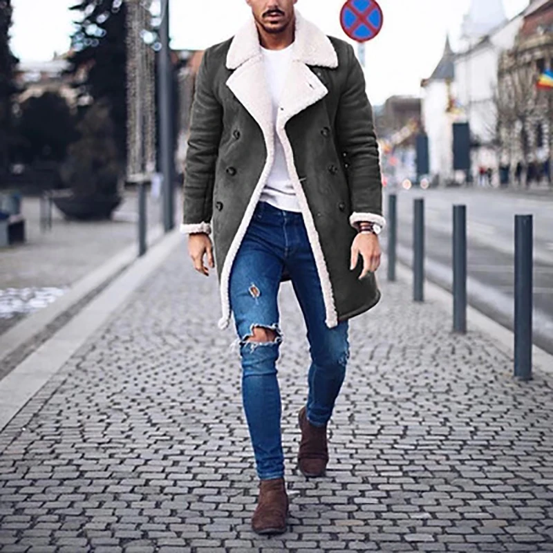 Autumn Winter Warm Mens Solid Jackets 2022 Fashion Slim Long Sleeve Button Outerwear Casual Turn-down Collar Coat Men Streetwear
Autumn Winter Warm Mens Solid Jackets 2022 Fashion Slim Long Sleeve Button Outerwear Casual Turn-down Collar Coat Men Streetwear