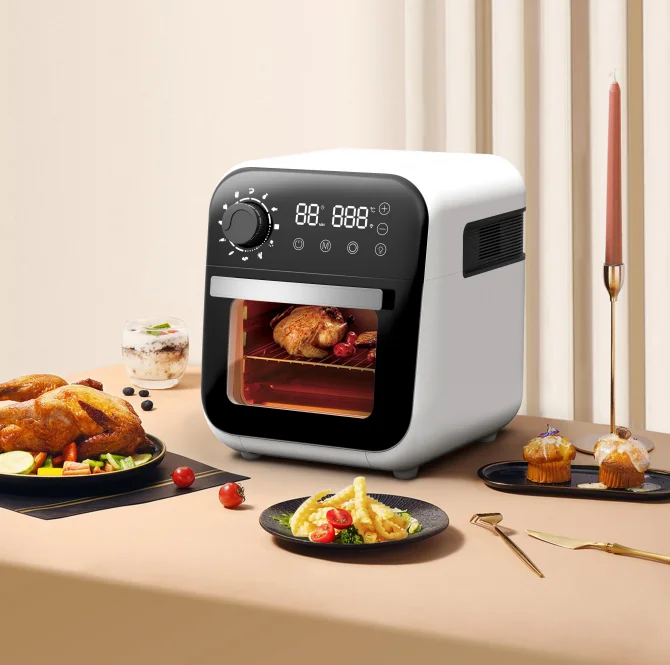 12L capacity Air Fryer Cute design Digital control Adjustable Thermostat Control Air Fryer Without Oil Oven
12L capacity Air Fryer Cute design Digital control Adjustable Thermostat Control Air Fryer Without Oil Oven
