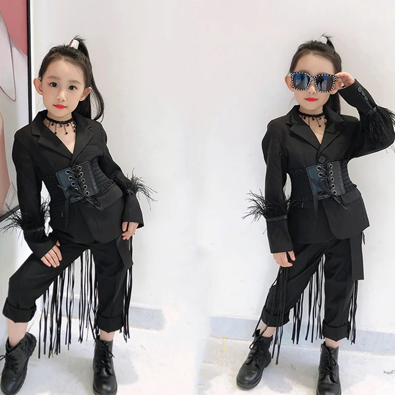 2022 Modern Dance Costumes Black Long Sleeved Hiphop Suit Performance Rave Clothes Fashion Hip Hop Dance Stage Costumes DQS8784
2022 Modern Dance Costumes Black Long Sleeved Hiphop Suit Performance Rave Clothes Fashion Hip Hop Dance Stage Costumes DQS8784